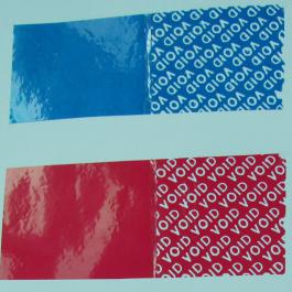 藍色VOID封口標簽