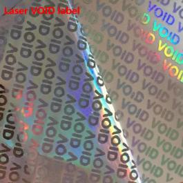激光鐳射VOID封口標簽